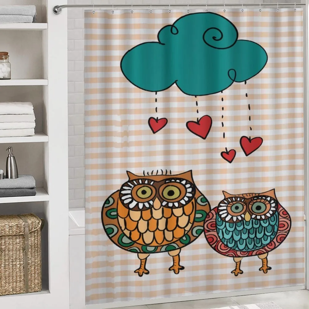 Bird Couple in Love Rain Cloud — Detail 4