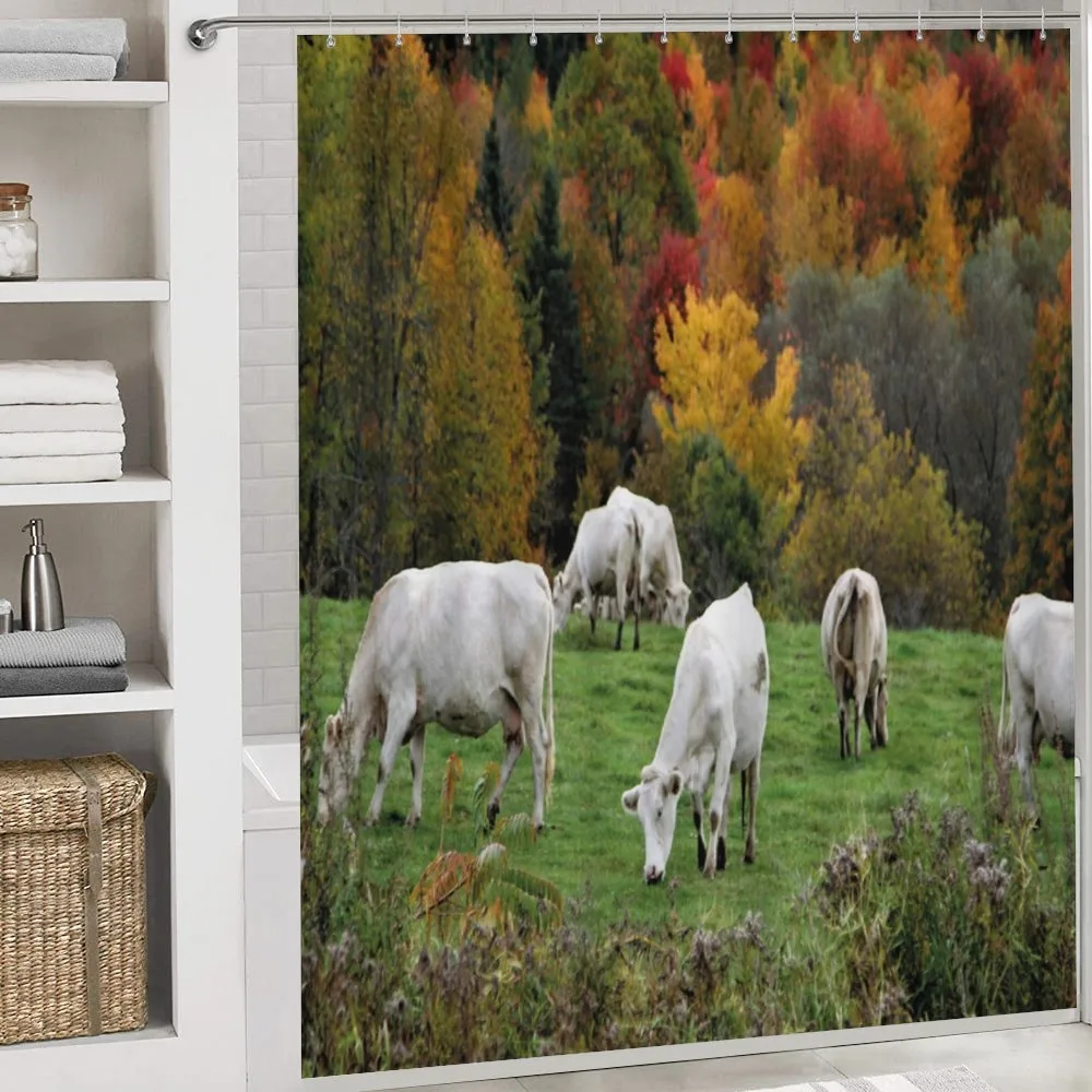 Cows on Autumn Hill — Detail 4