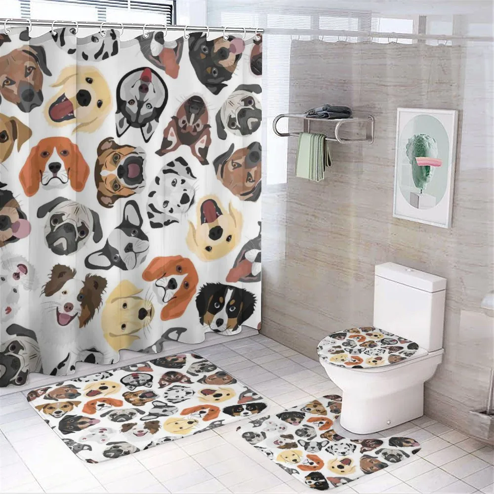 Faces of Various Dog Breeds — Your design