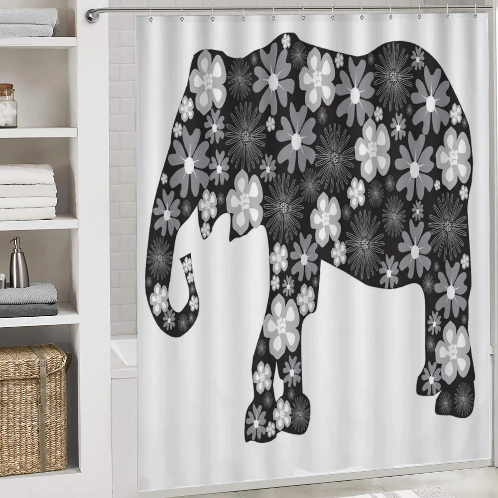 Floral Elephant Pattern — Detail 4