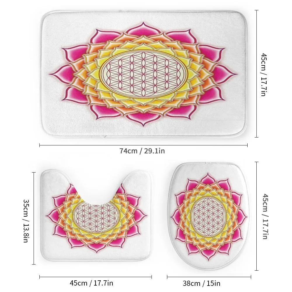 Flower of Life Lotus Vivid — Detail 1