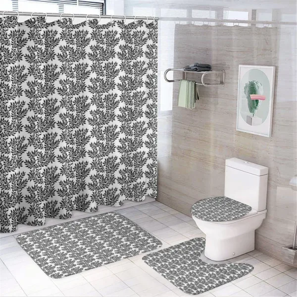 Foliage Plant on a shower curtain