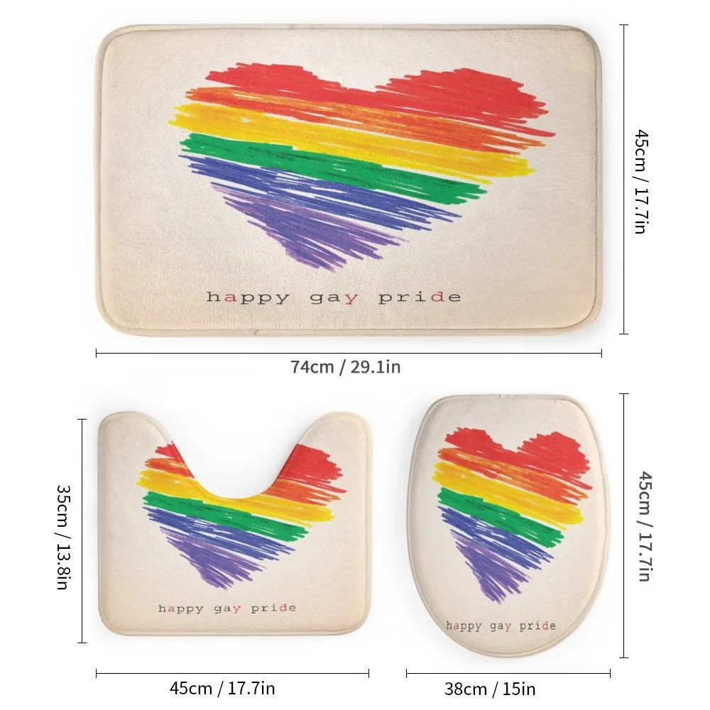 Happy Gay Pride Rainbow Heart — Detail 1