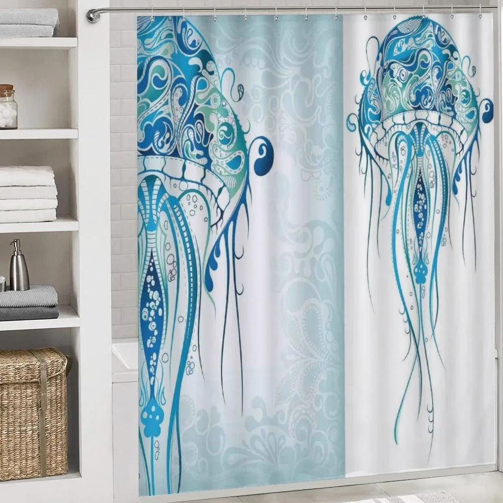 Ocean Jellyfish Paisley — Detail 4
