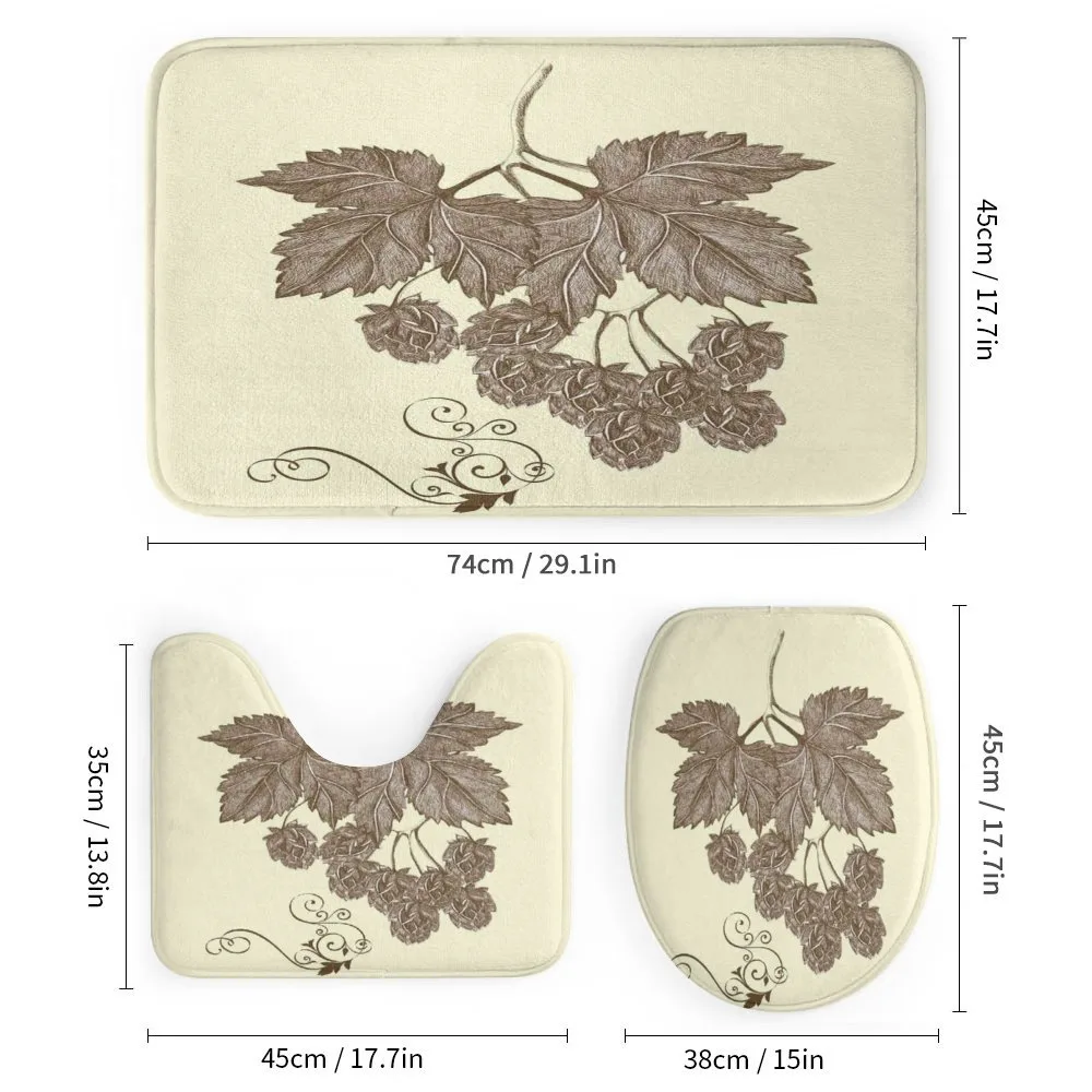 Retro Branch Leaves — Detail 1