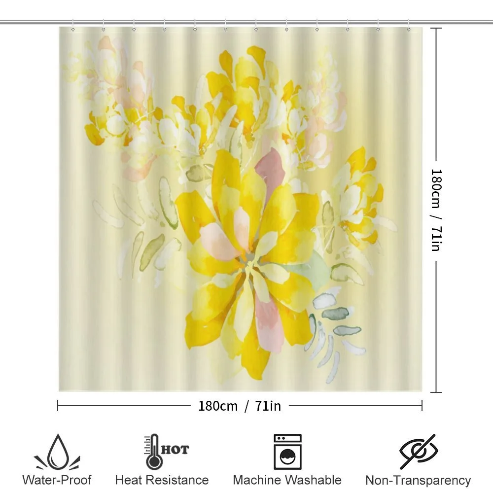 Romantic Yellow Flowers — Detail 2