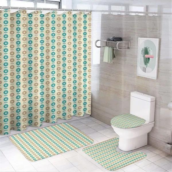 Simple Daisies on a shower curtain