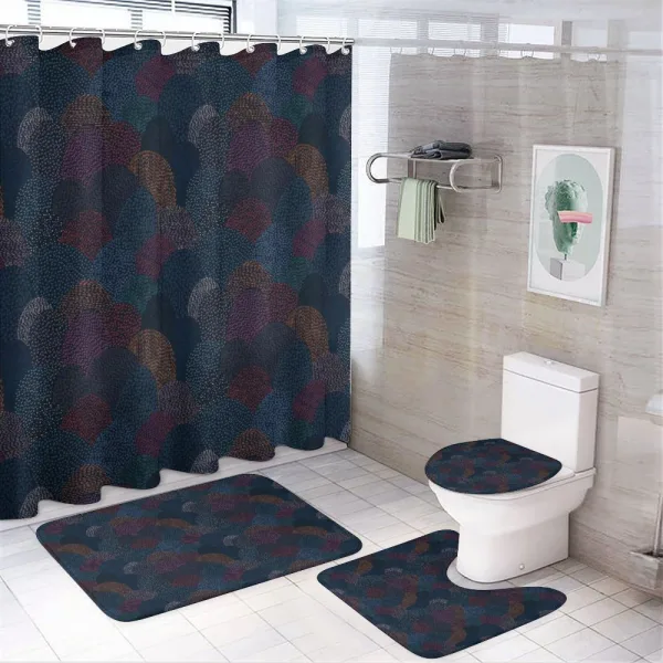 Triangles and Arrows on a shower curtain