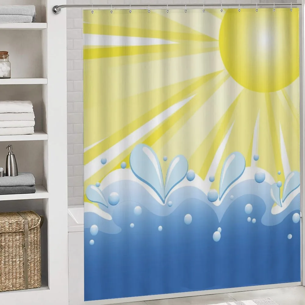 Vector Sun Wavy Sea — Detail 4