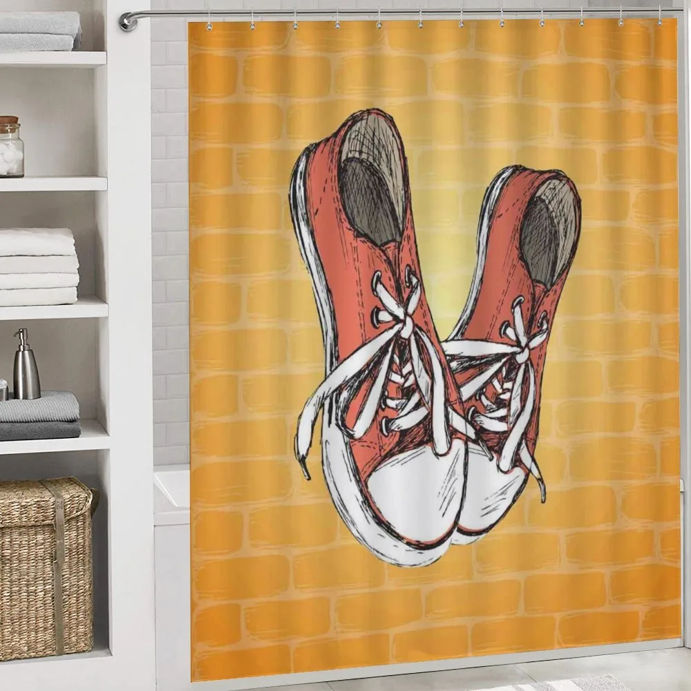 Vintage Sneakers on Wall — Detail 4
