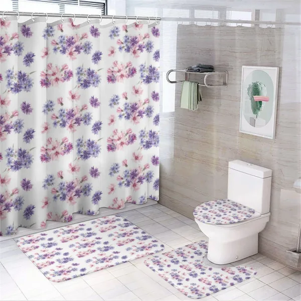 Wedding Flowers on a shower curtain