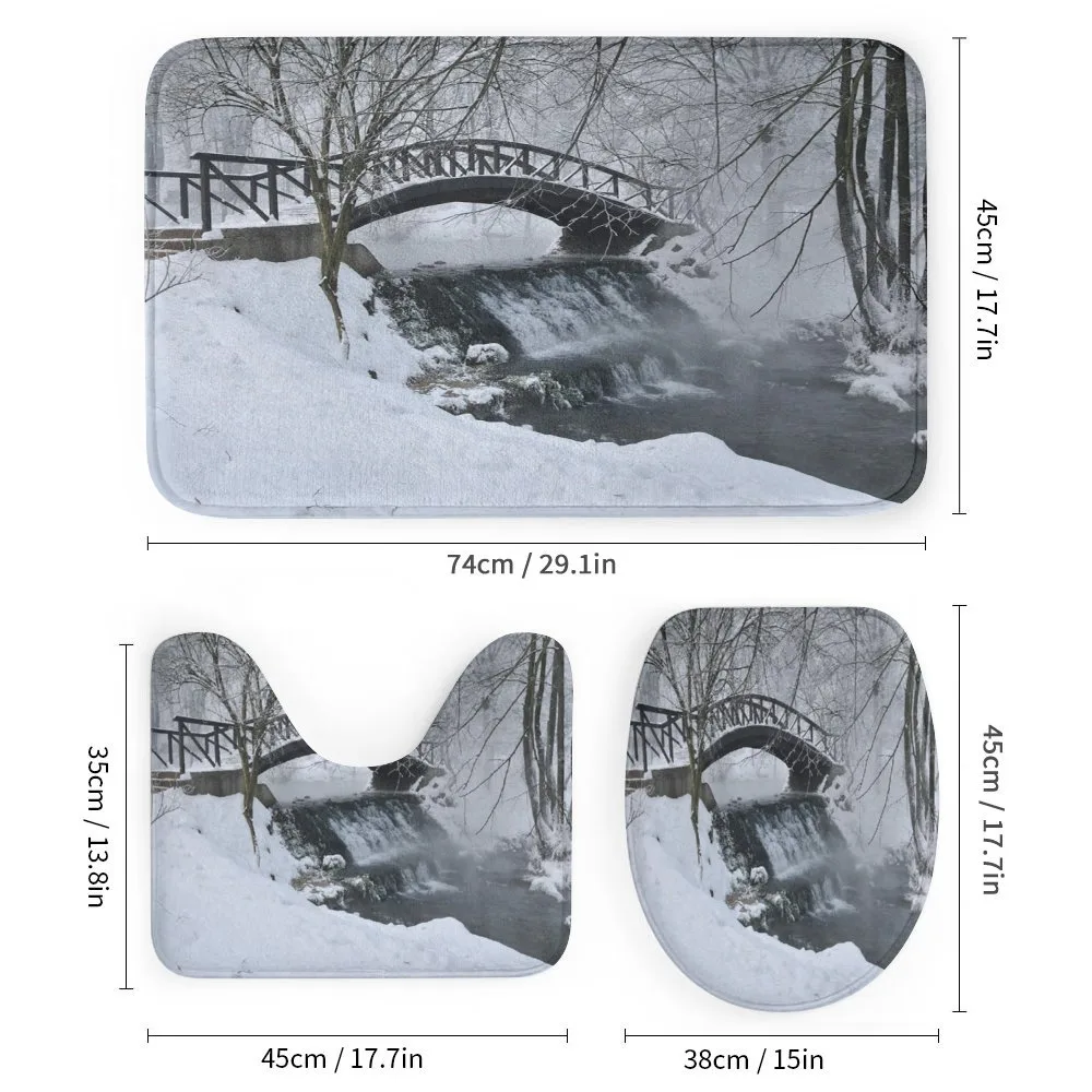 Wooden Bridge Cold River — Detail 1