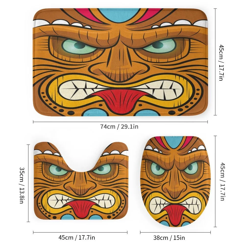 Angry Face Totem — Detail 1