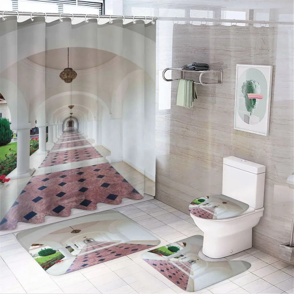 Arched Colonnade Hallway — Your design