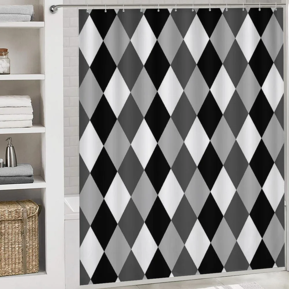 Black and White Rhombus — Detail 4