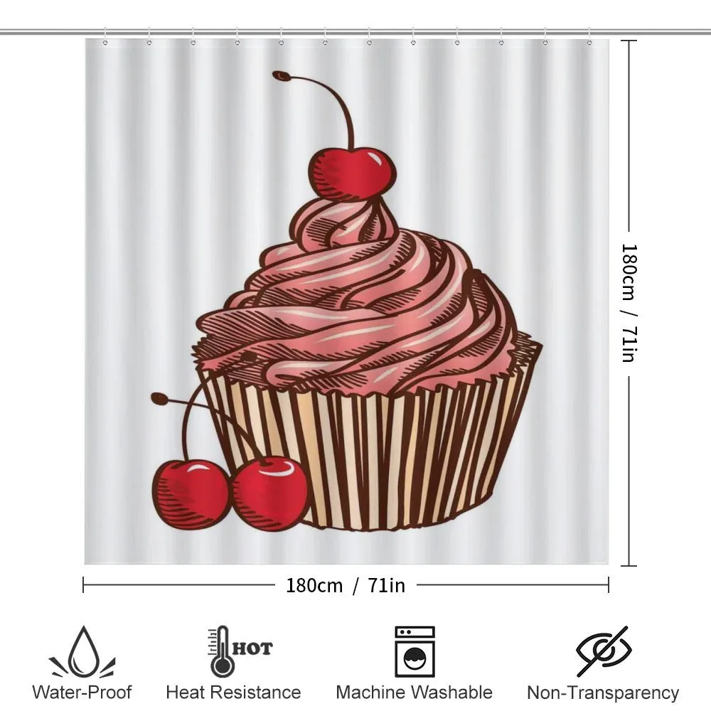Delicious Cake with Cherry — Detail 2