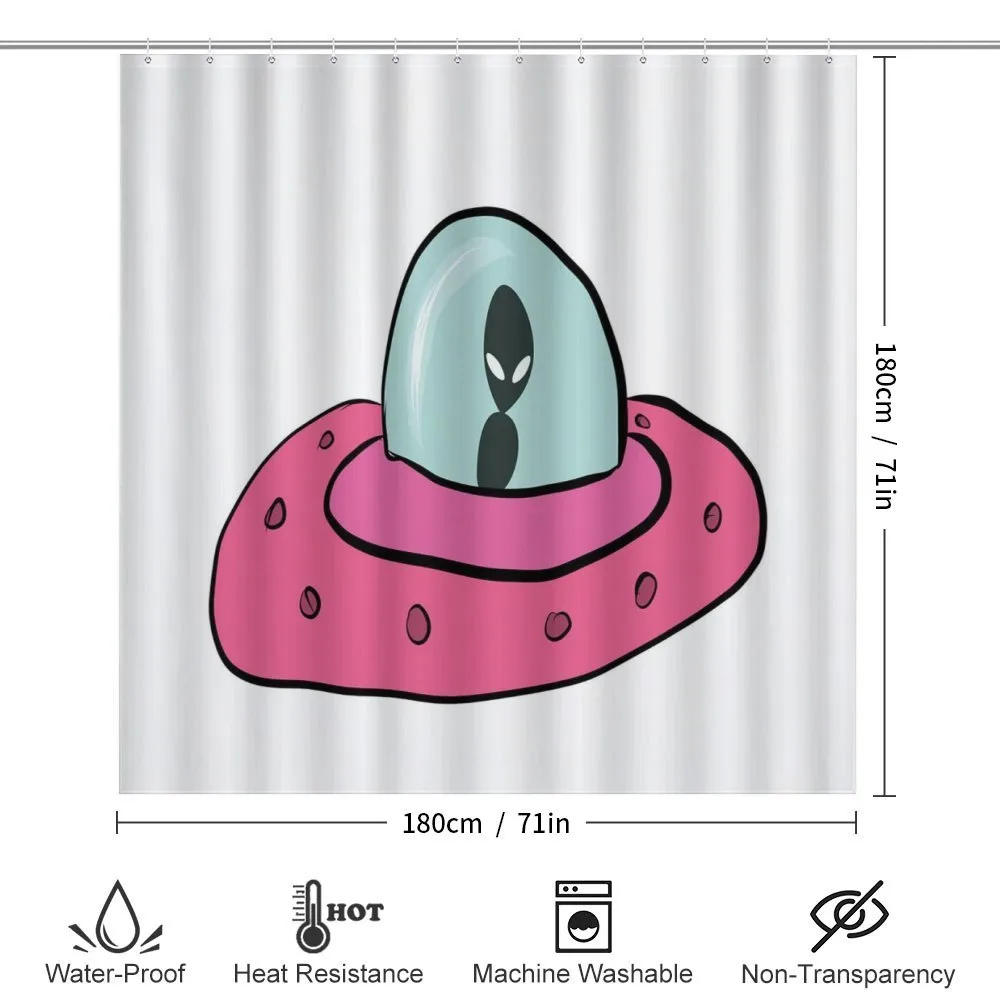 Doodle Style Flying Saucer — Detail 2