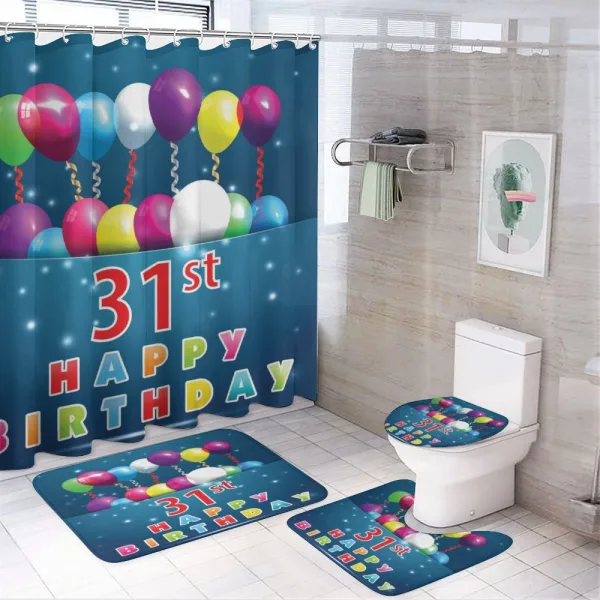 Joyful Occasion Party on a shower curtain