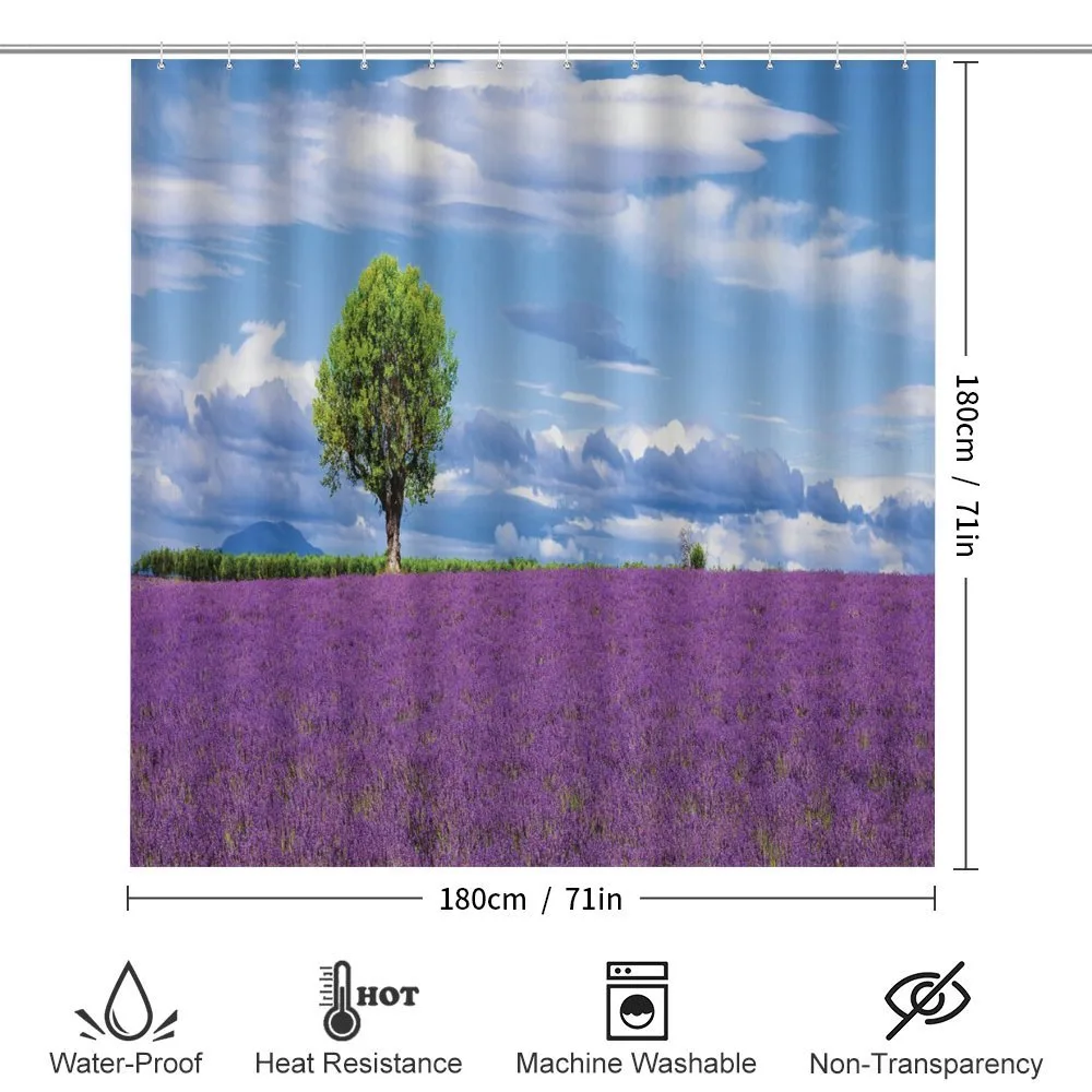 Lavender Field Tree — Detail 2