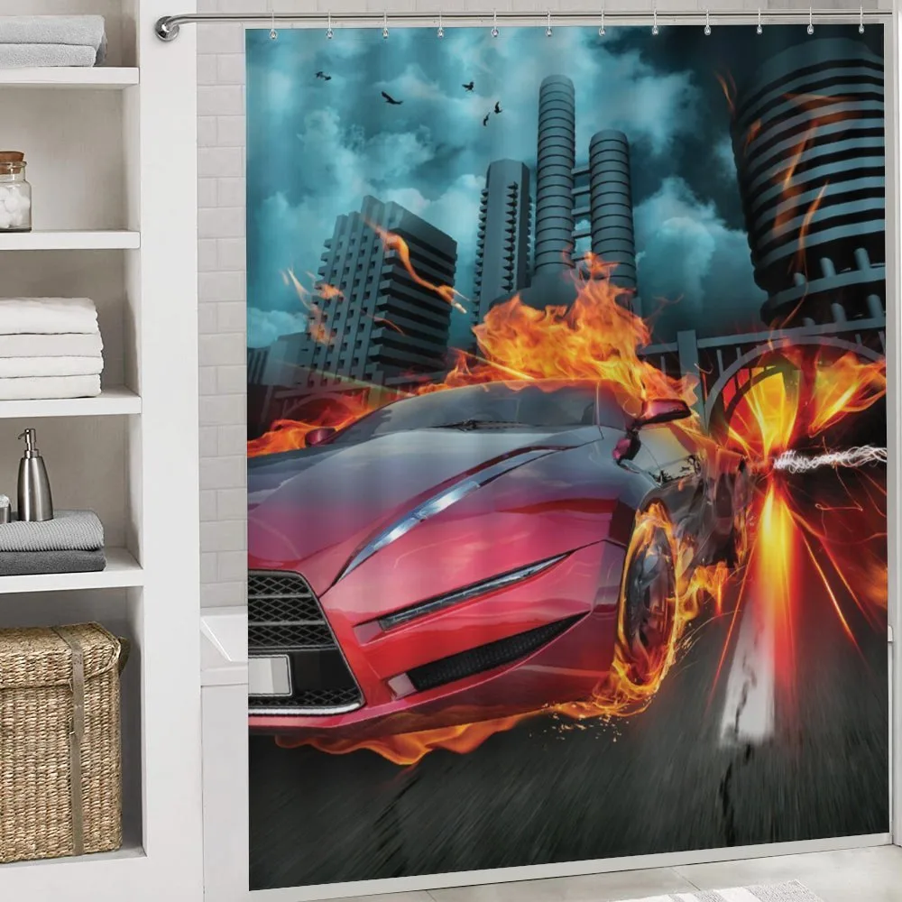 Red Hot Concept Car Flames — Detail 4