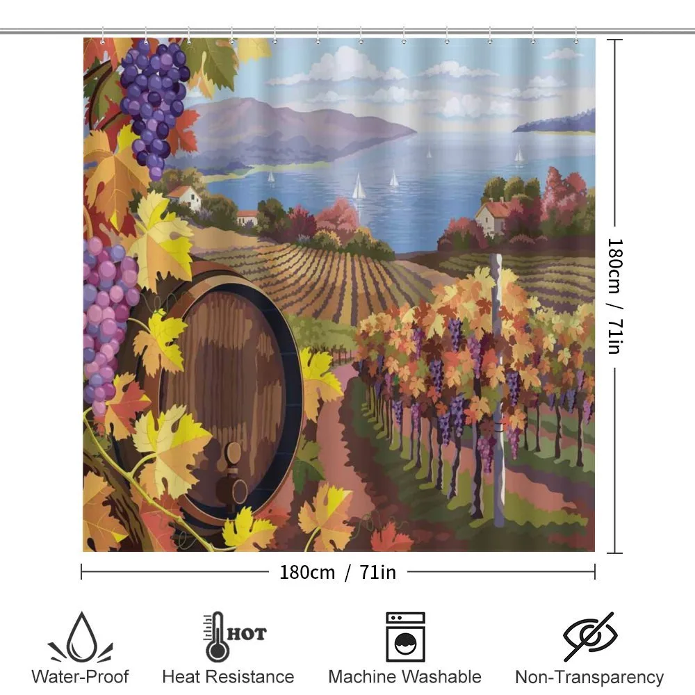 Cartoon Vineyard Grapes — Detail 2