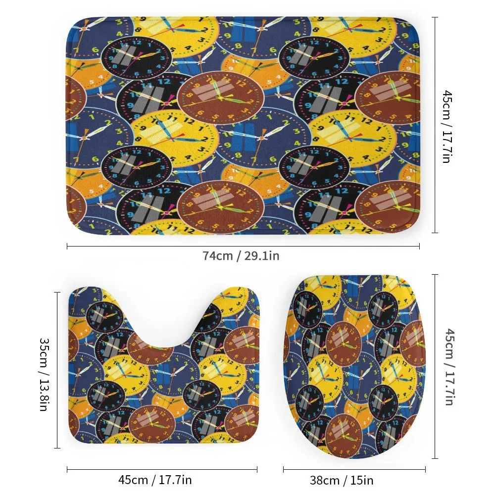 Clock Faces Pattern — Detail 1