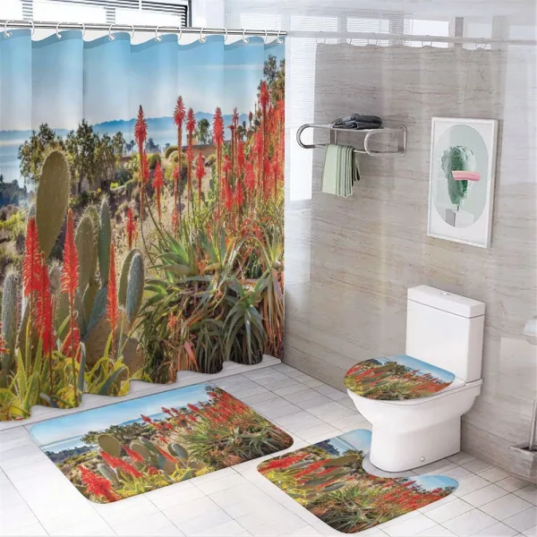 Desert Mountain Photo on a shower curtain