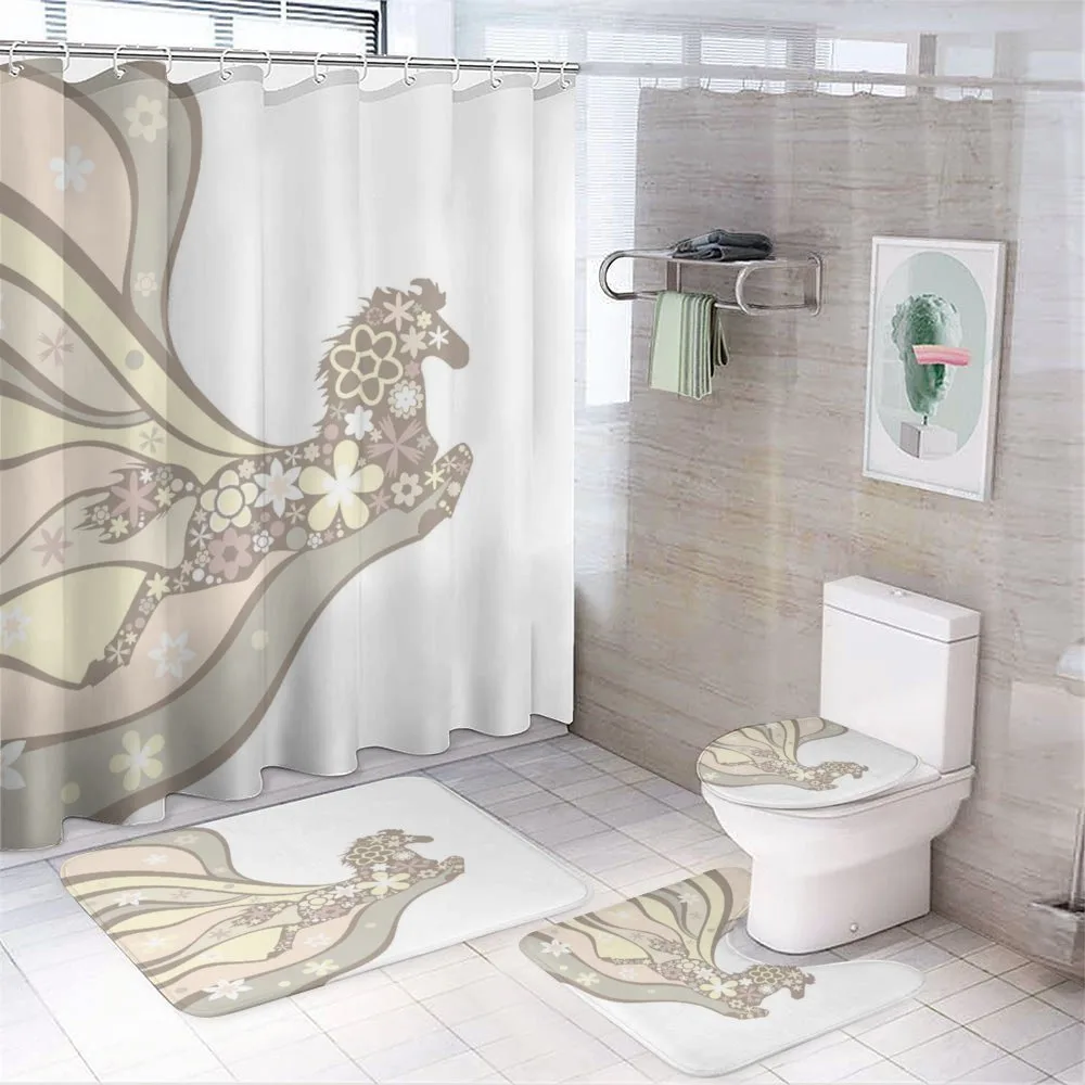 Floral Horse Galloping — Your design