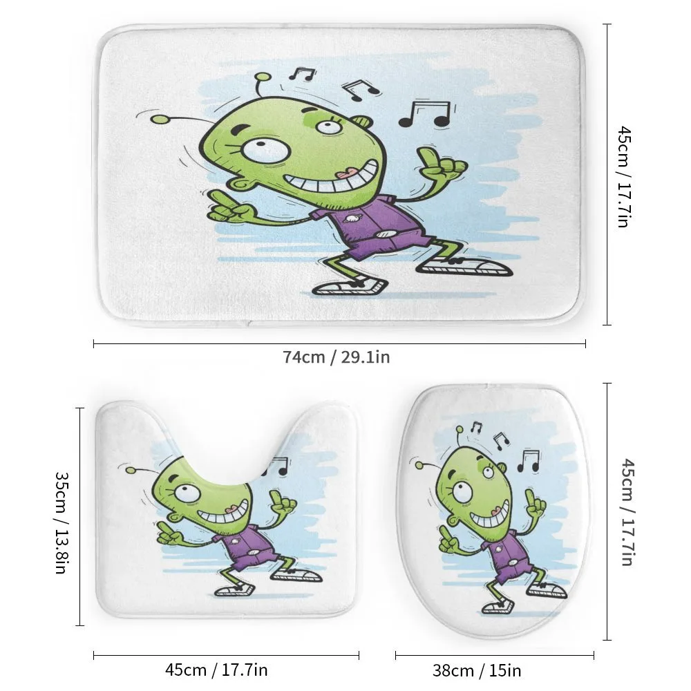 Funny Alien Dancing to Music — Detail 1