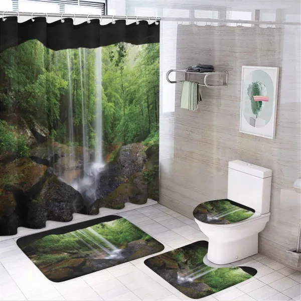 Northern Alabama on a shower curtain