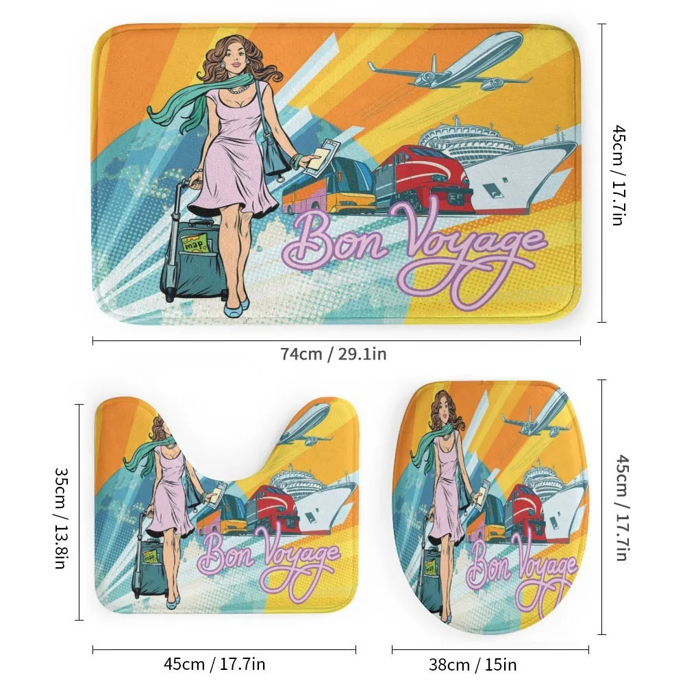 Retro Passenger Woman Art — Detail 1