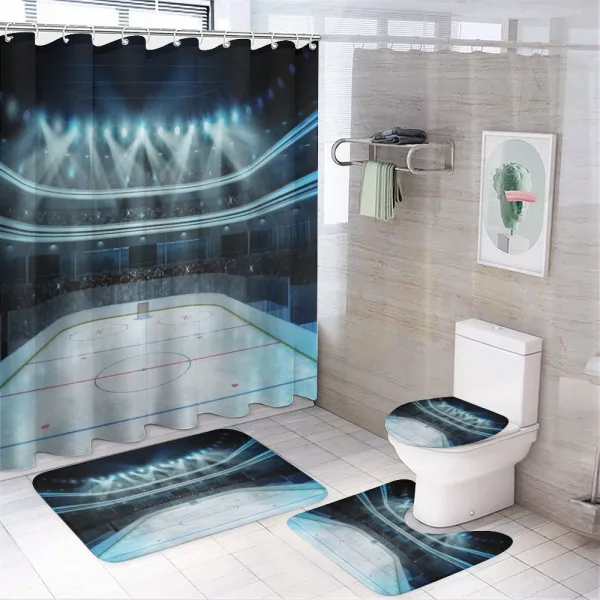 Sport Arena Photo Fans on a shower curtain