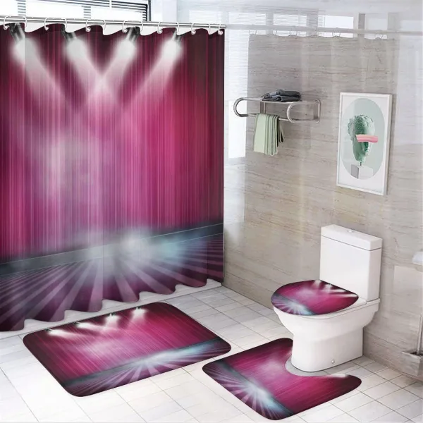 Stage Drapes Curtains Image on a shower curtain