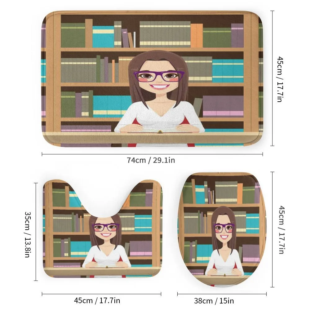 Student Girl Reading Book — Detail 1