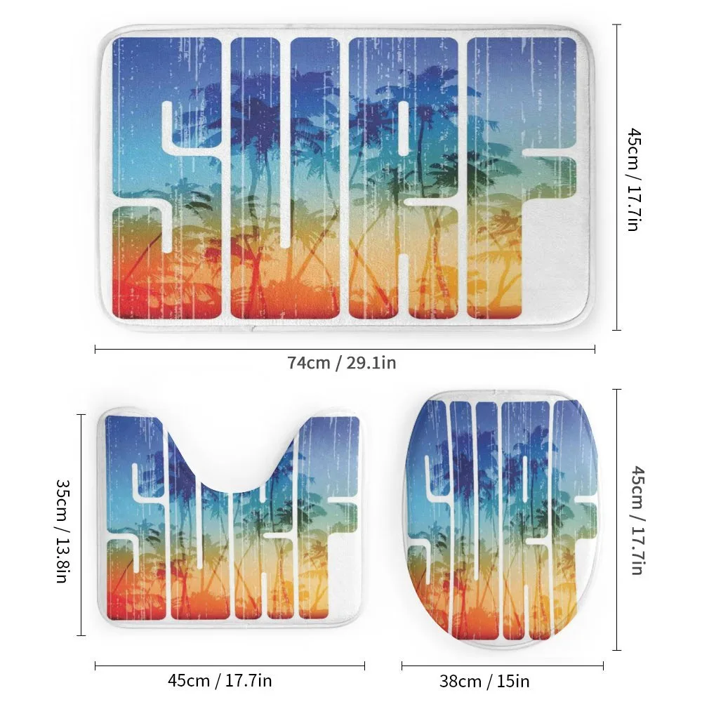 Surf Retro Letters Palms — Detail 1