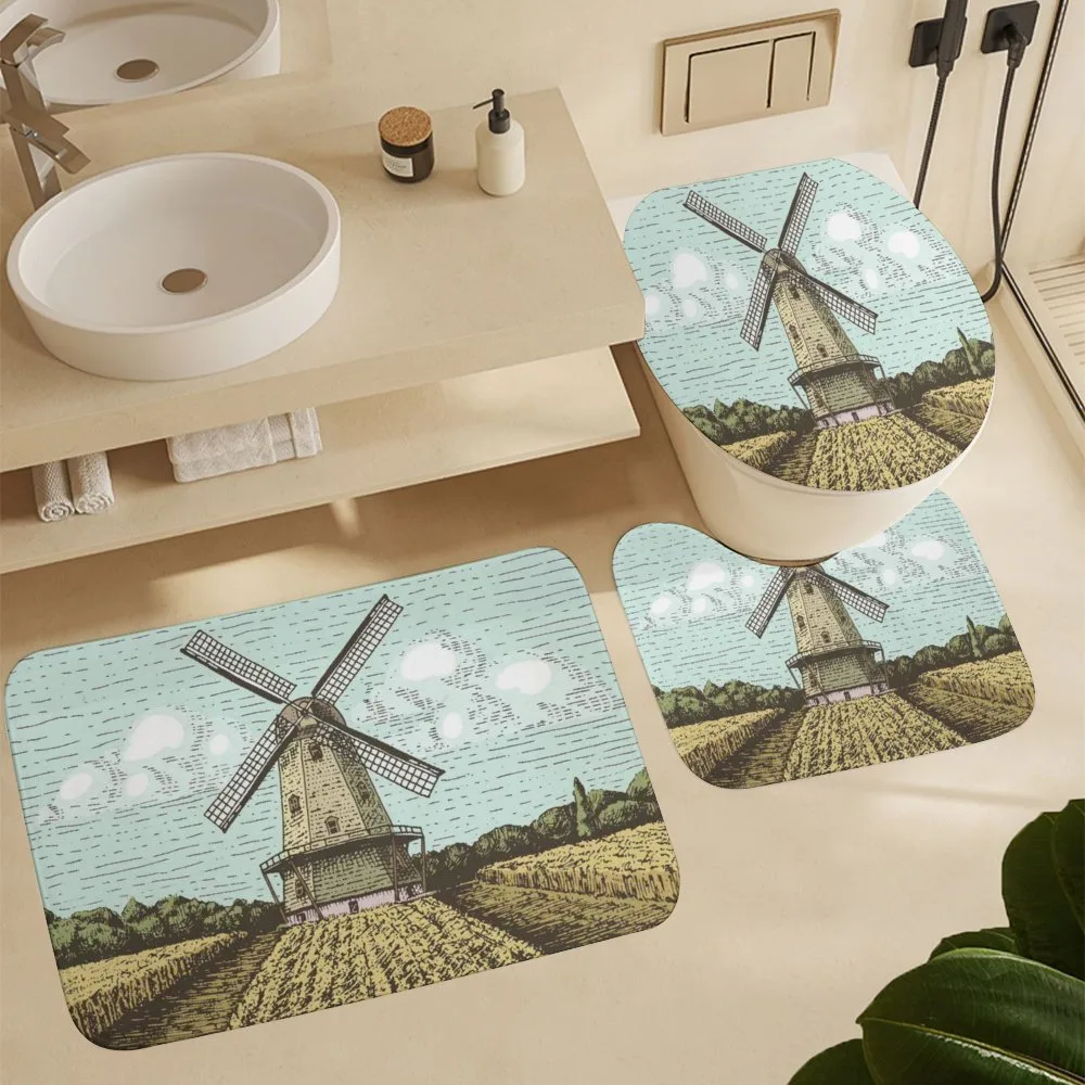 Windmill and Farmland — Detail 5