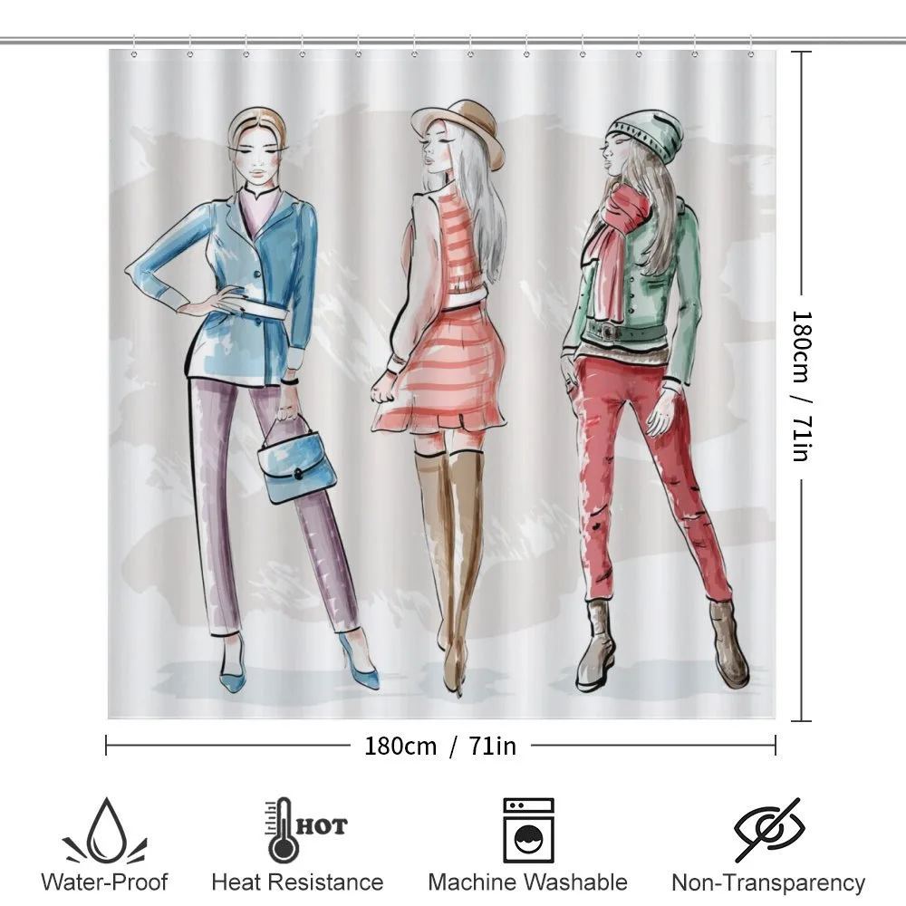 Young Women Clothes Sketch — Detail 2
