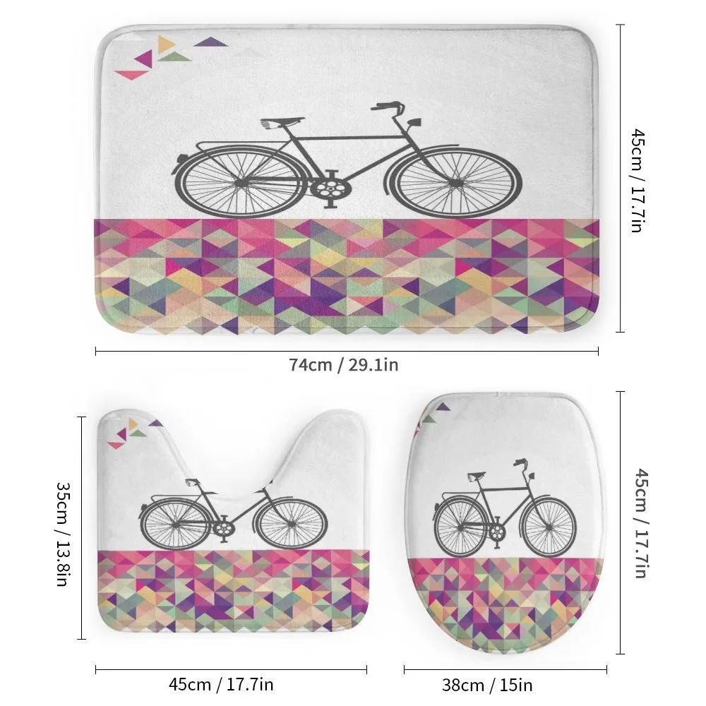Bike over Color Mosaic — Detail 1