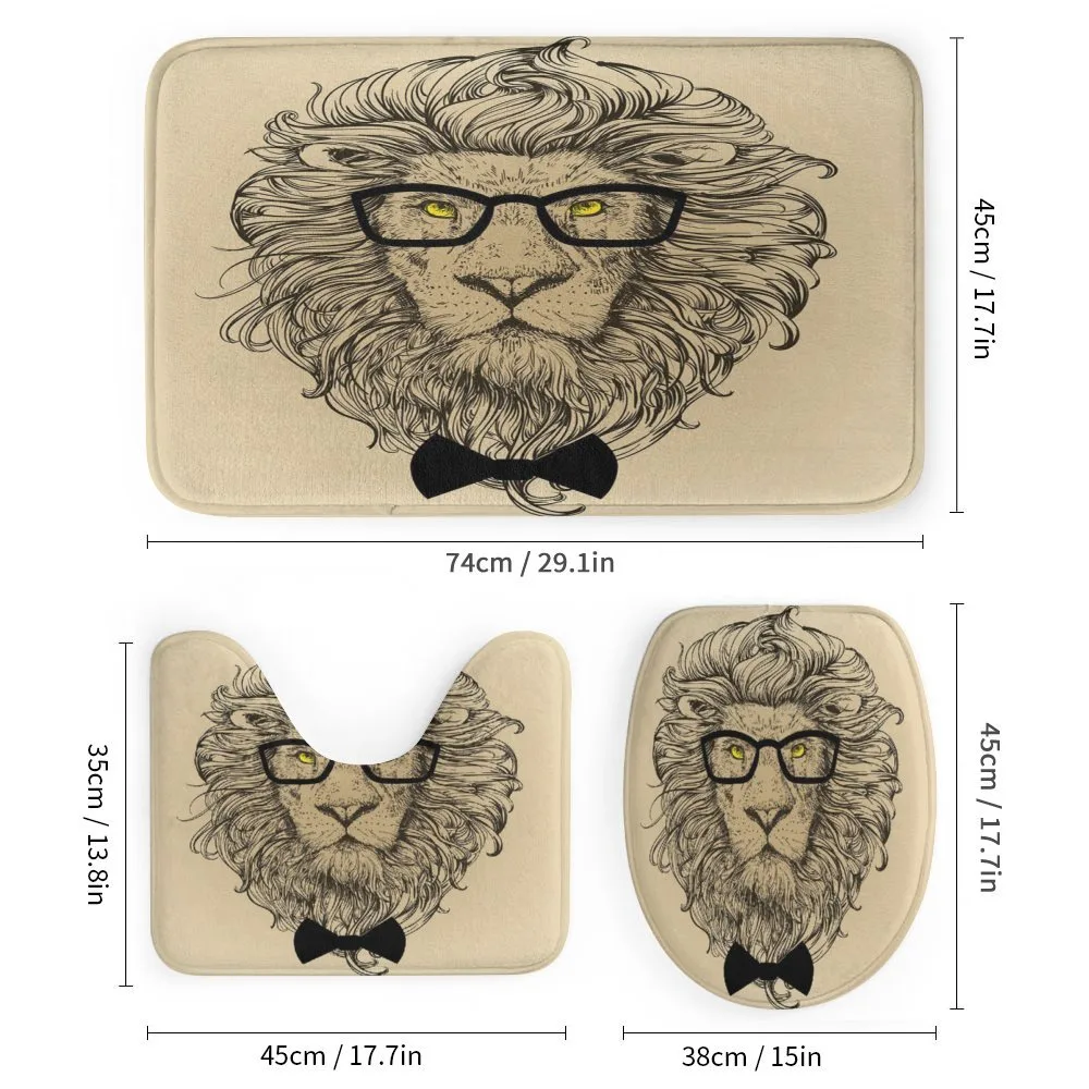 Dandy Cool Lion Character — Detail 1