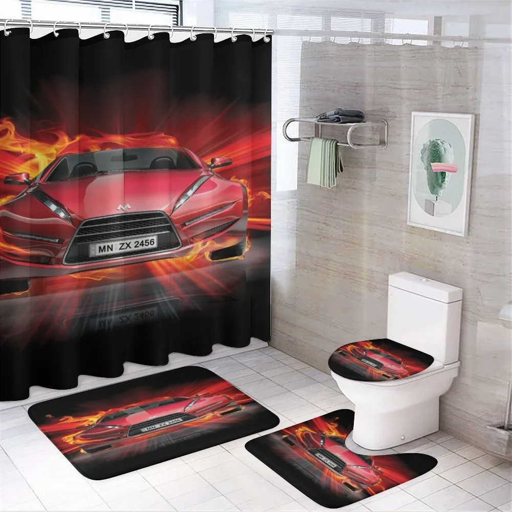 Fire Car Speeding Flames — Your design