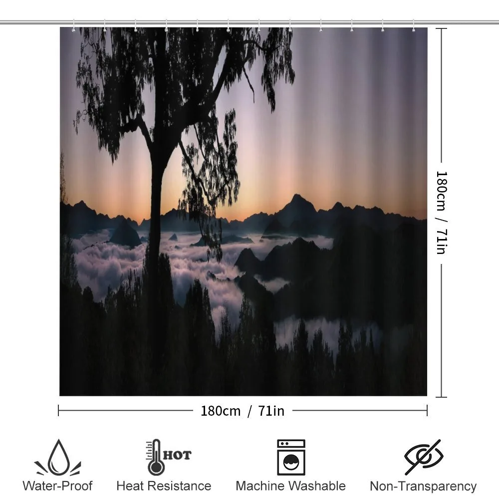 Fog Fill Valley Sunset — Detail 2