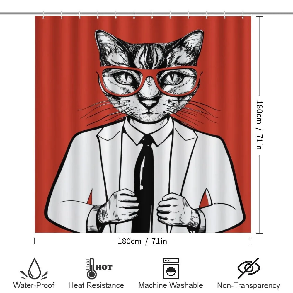 Funny Businessman Cat Suit — Detail 2