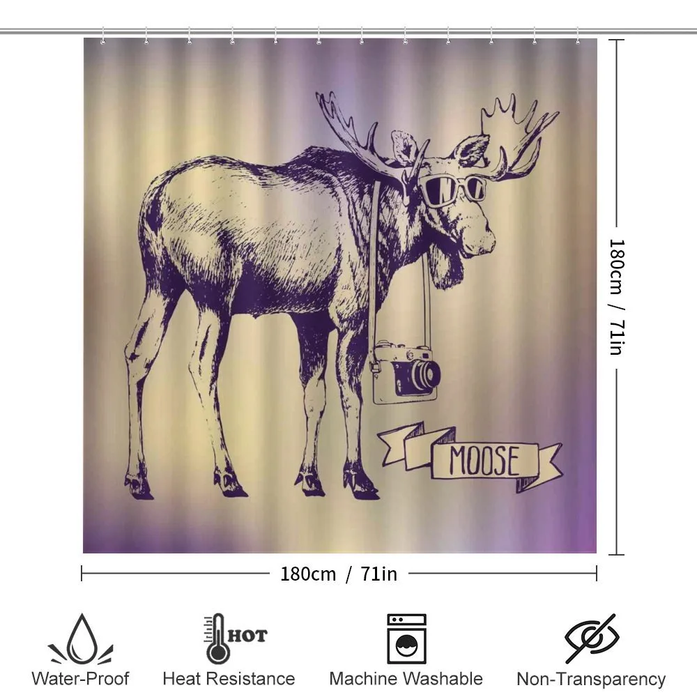 Hipster Deer with Camera — Detail 2