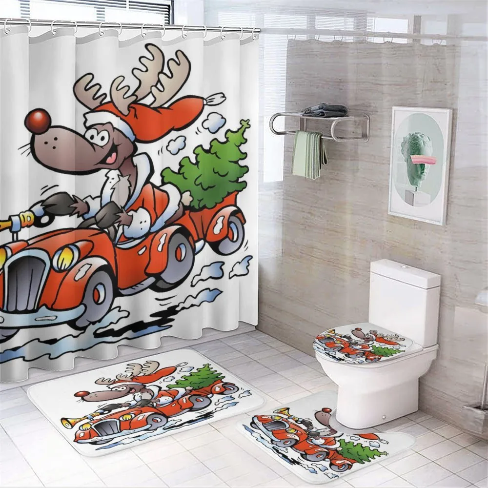 Reindeer in Red Car — Your design