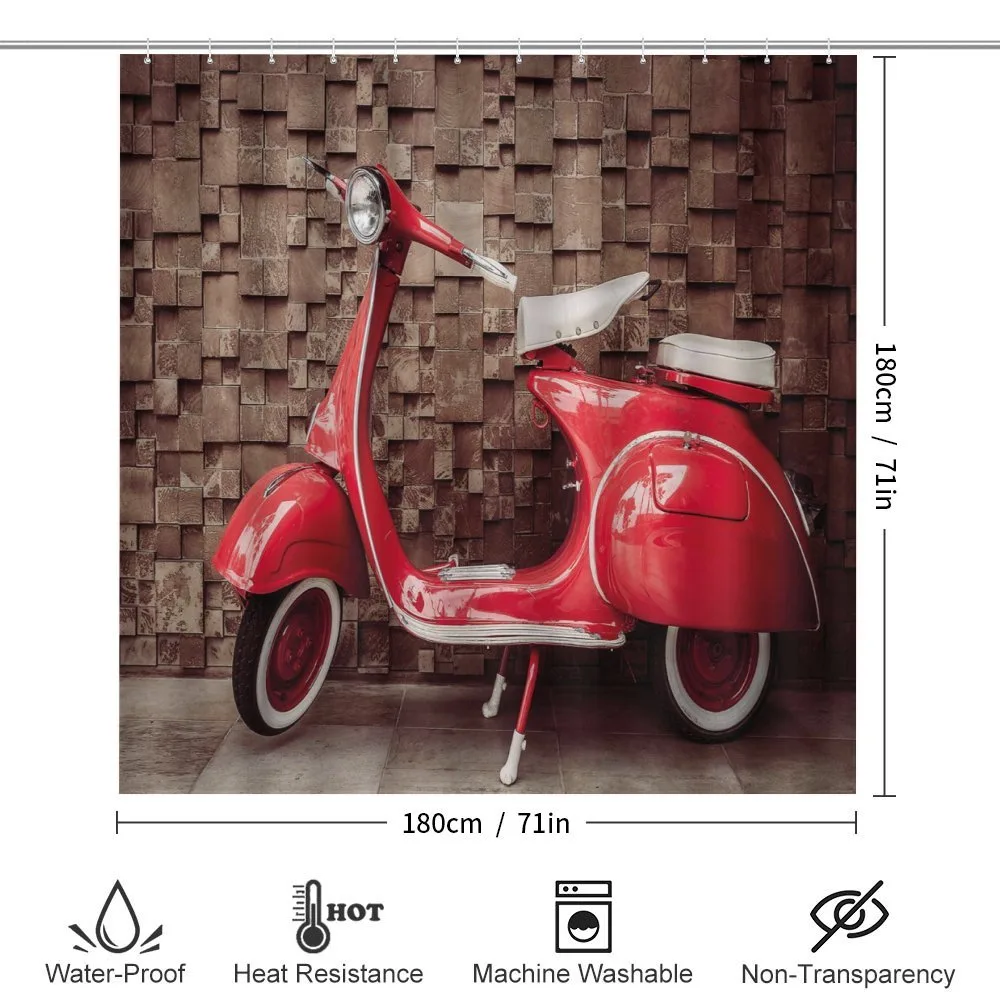 Retro Nostalgic Scooter — Detail 2