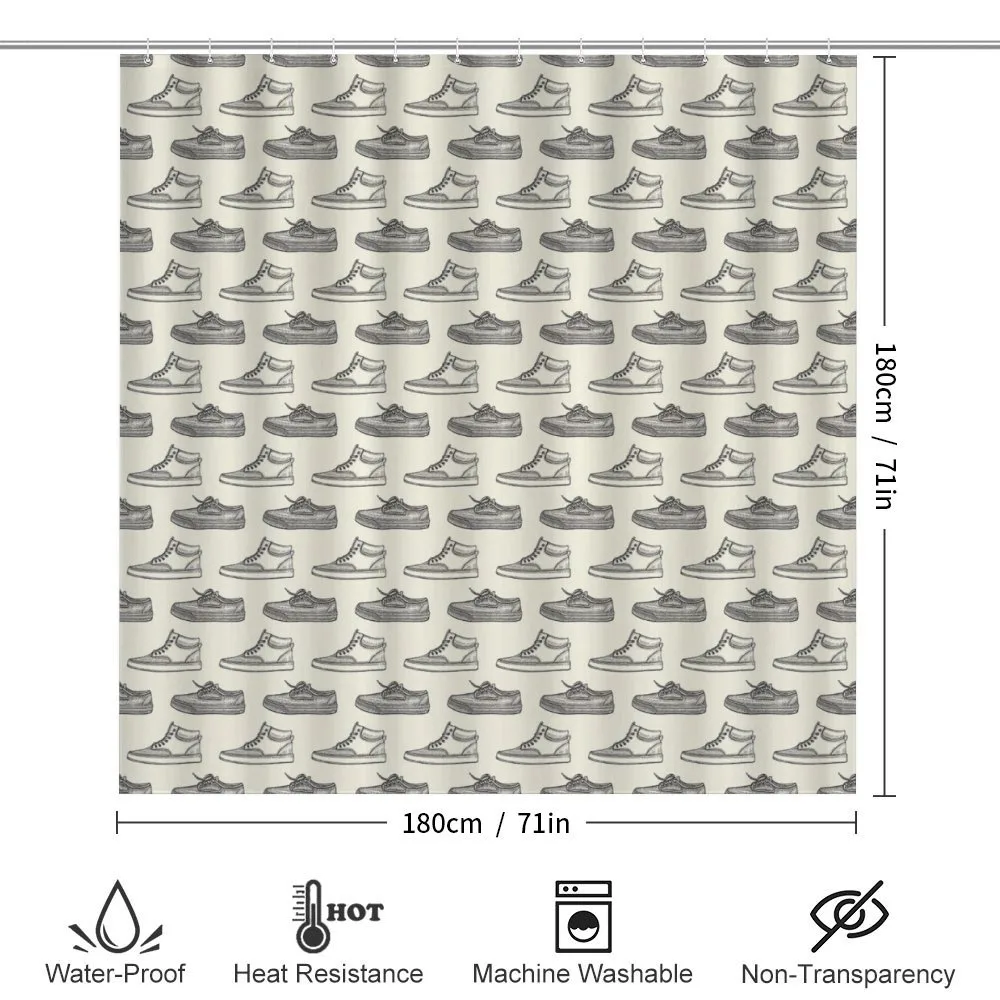 Retro Sneaker Shoes Pattern — Detail 2