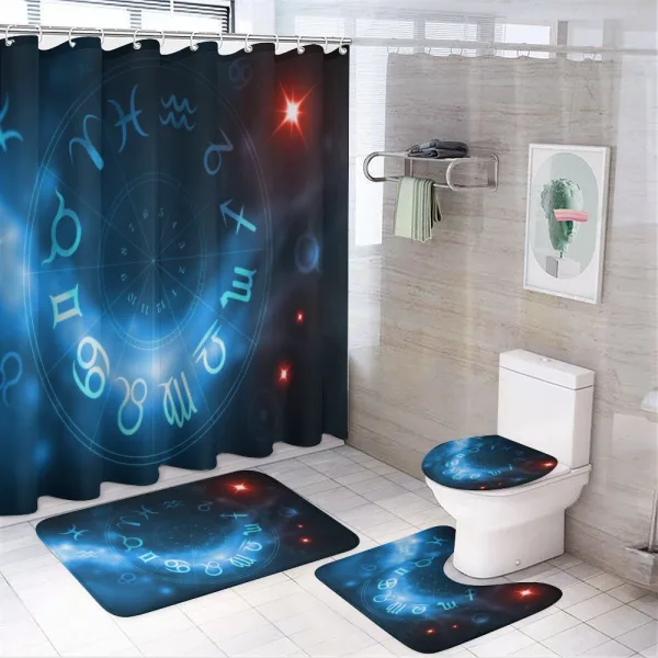 Signs Virgo Scorpio on a shower curtain