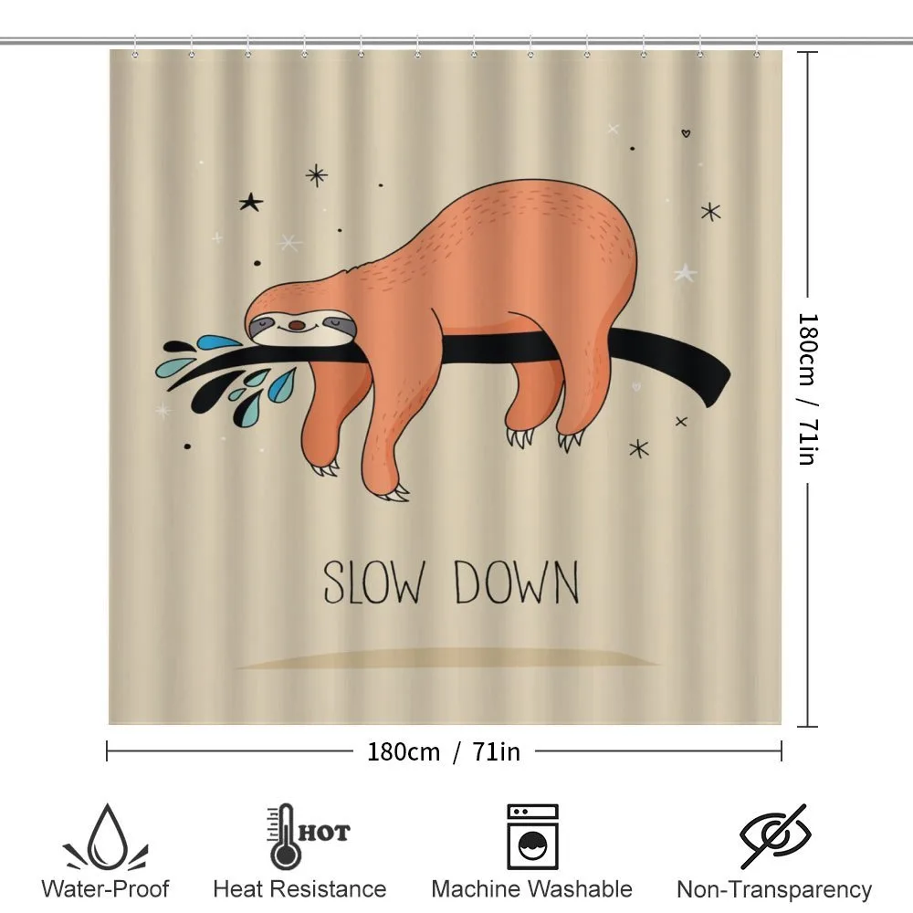 Sleepy Sloth Cartoon — Detail 2