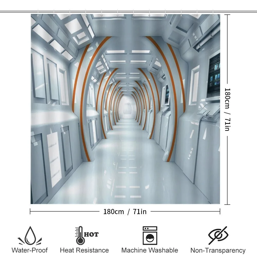 Spaceship Hallway — Detail 2