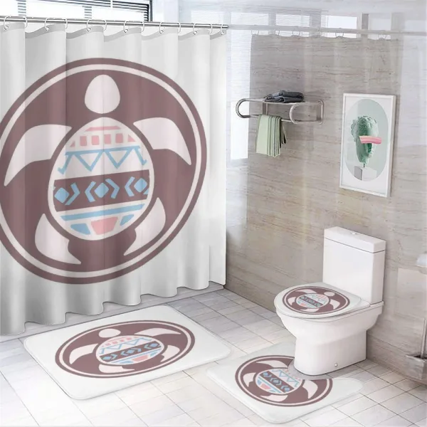 Tribal Animal Pattern on a shower curtain